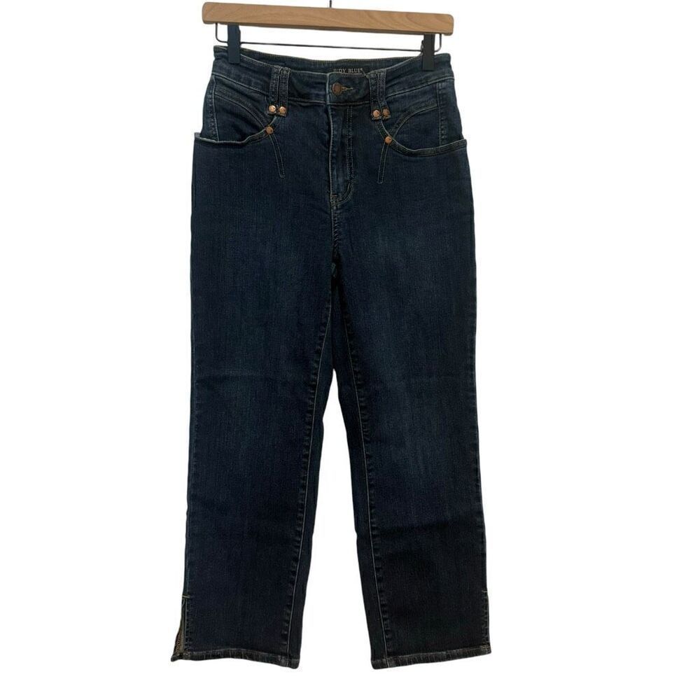 Judy Blue Alta High Rise Straight Leg Cropped Jeans Size 5/27